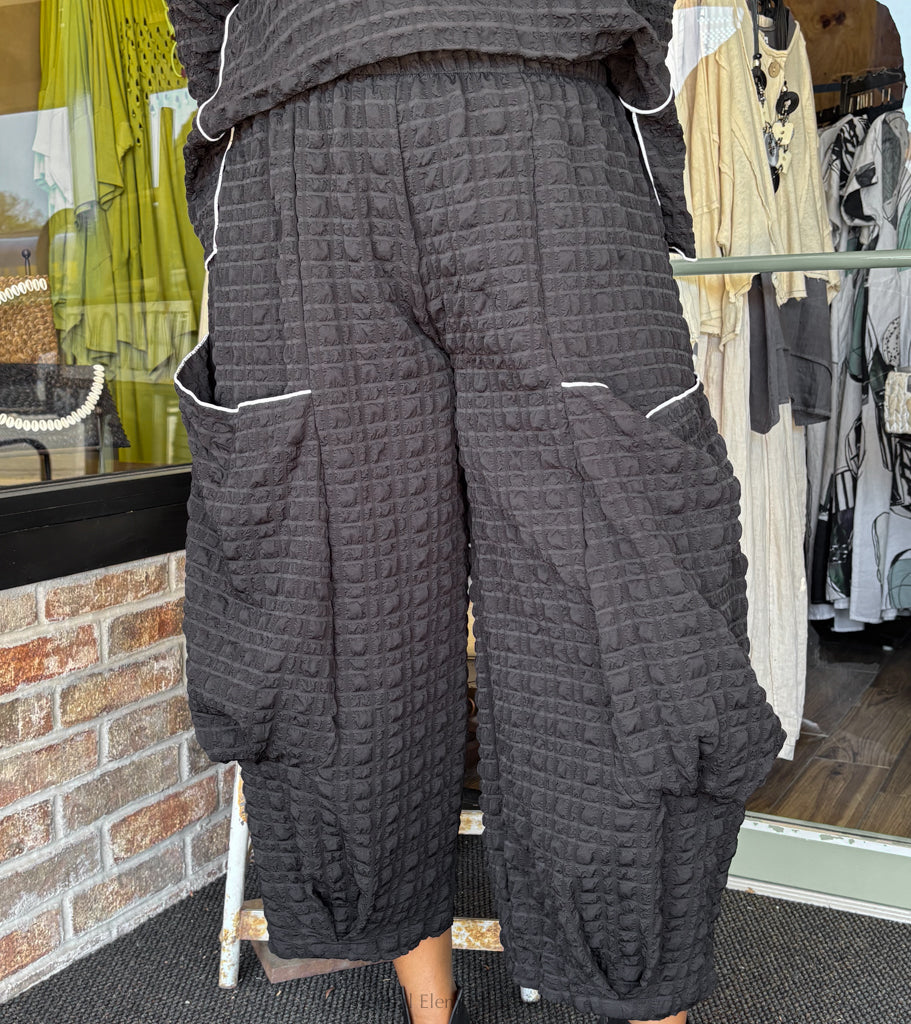 IC Collection Bubble Check Lantern Pants