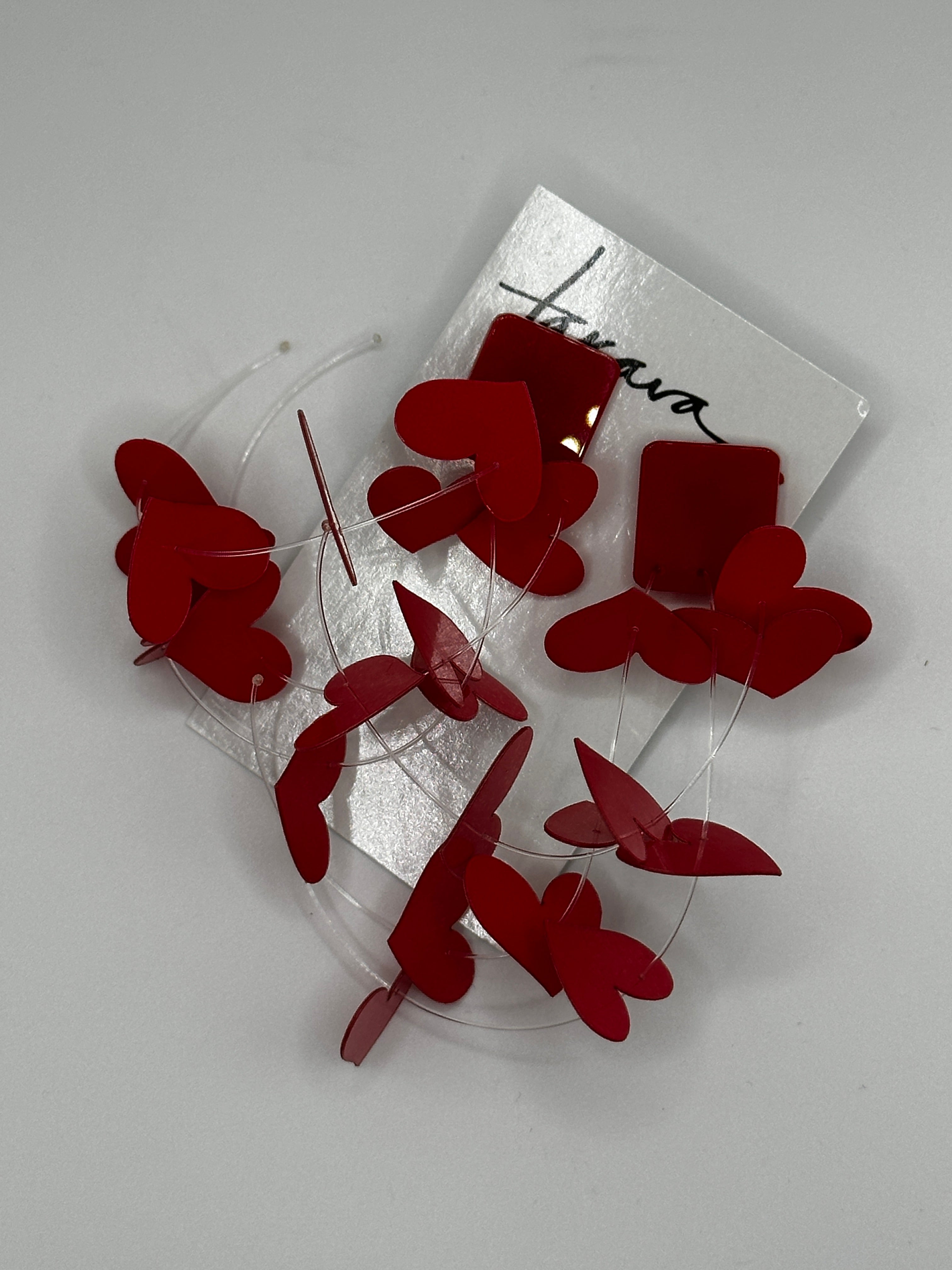 TAKARA Floating Hearts Earrings