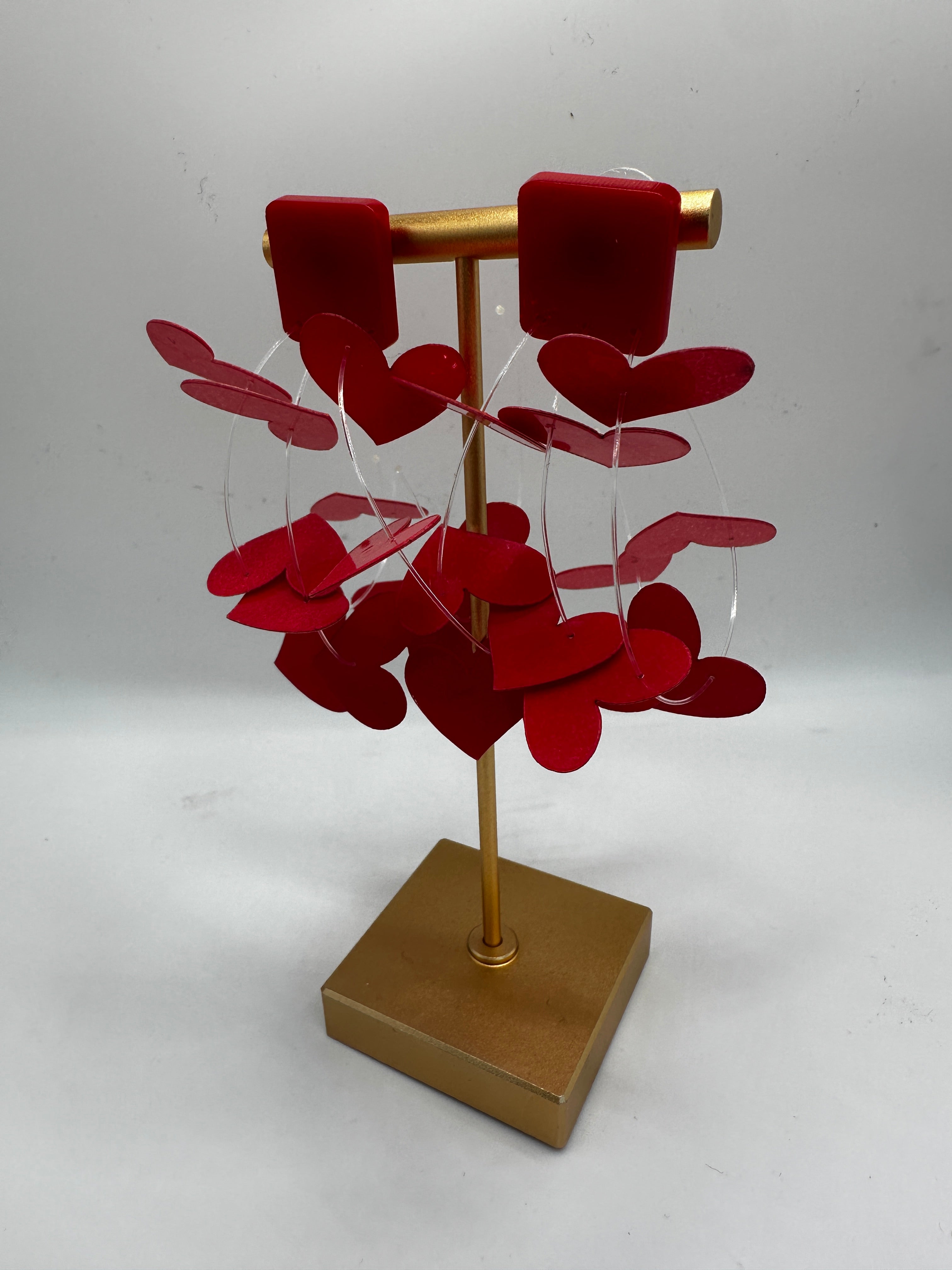 TAKARA Floating Hearts Earrings