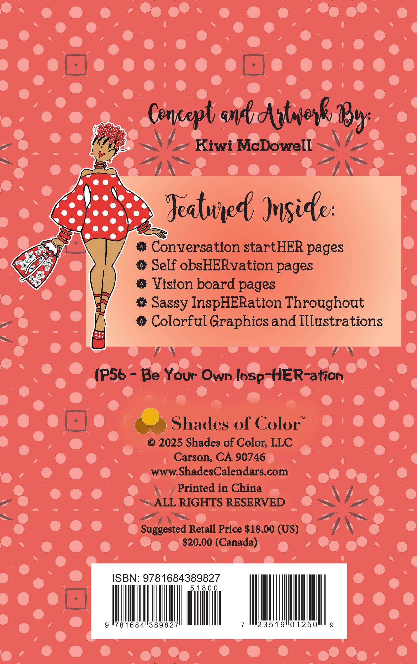 Shades of Color 2026 Inspirational Planner - Kiwi McDowell