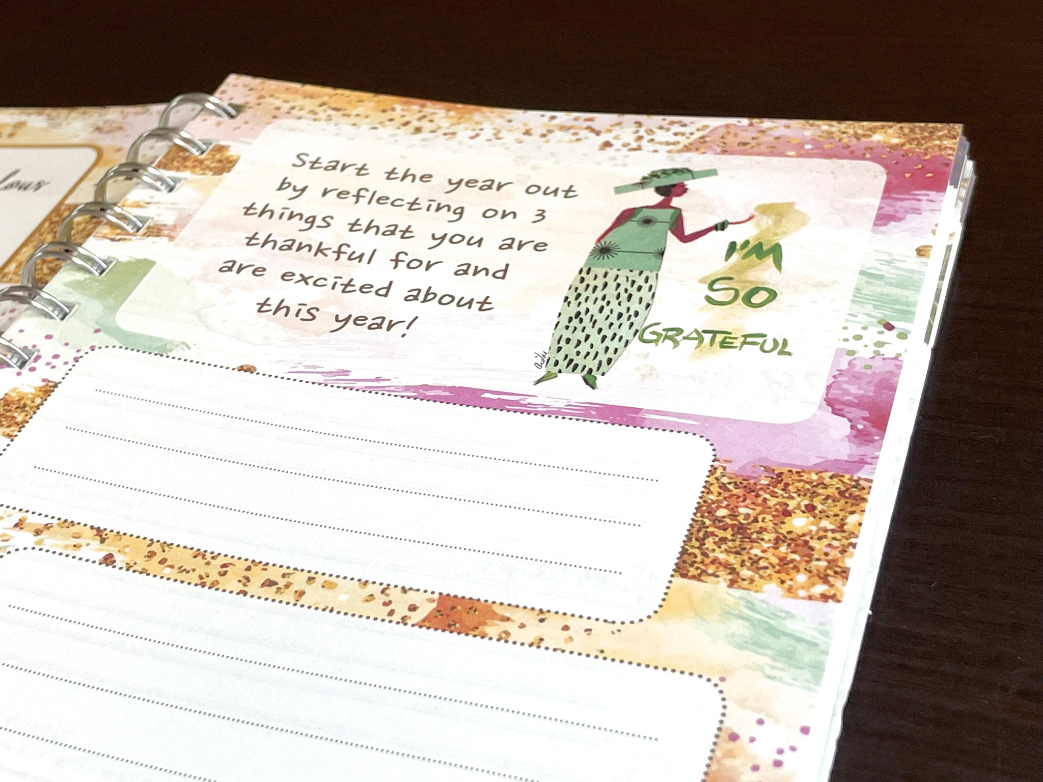 Shades of Color 2026 Inspirational Planner - by Cidne Wallace