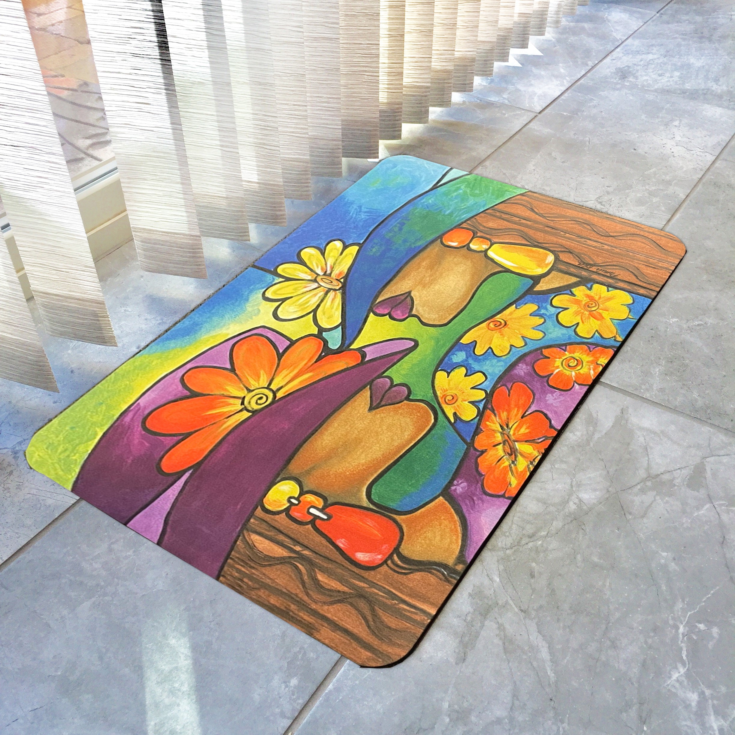 Shades of Color Interior Floor Mat