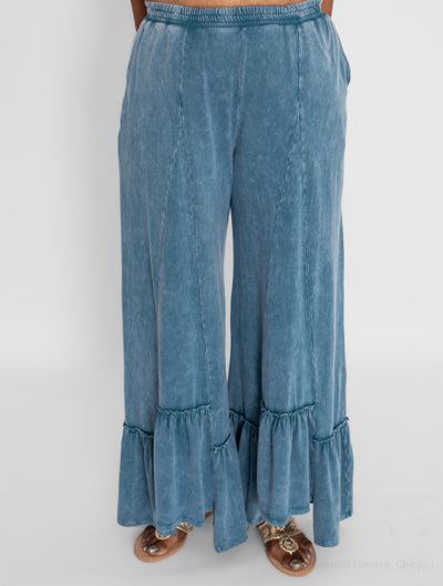 J Her Ruffle & Flow Set, Slate