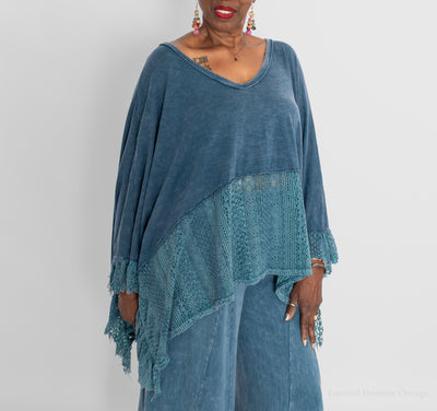J Her Ruffle & Flow Set, Slate