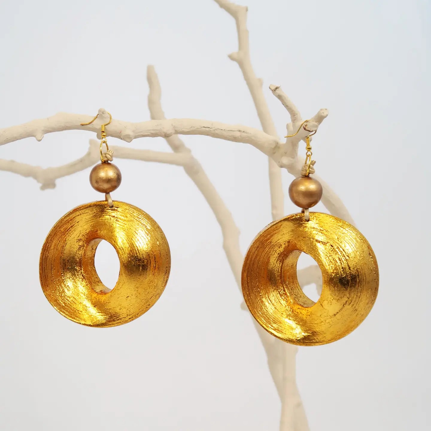 Jianhui Bamboo Earring, Gold - Essential Elements Chicago