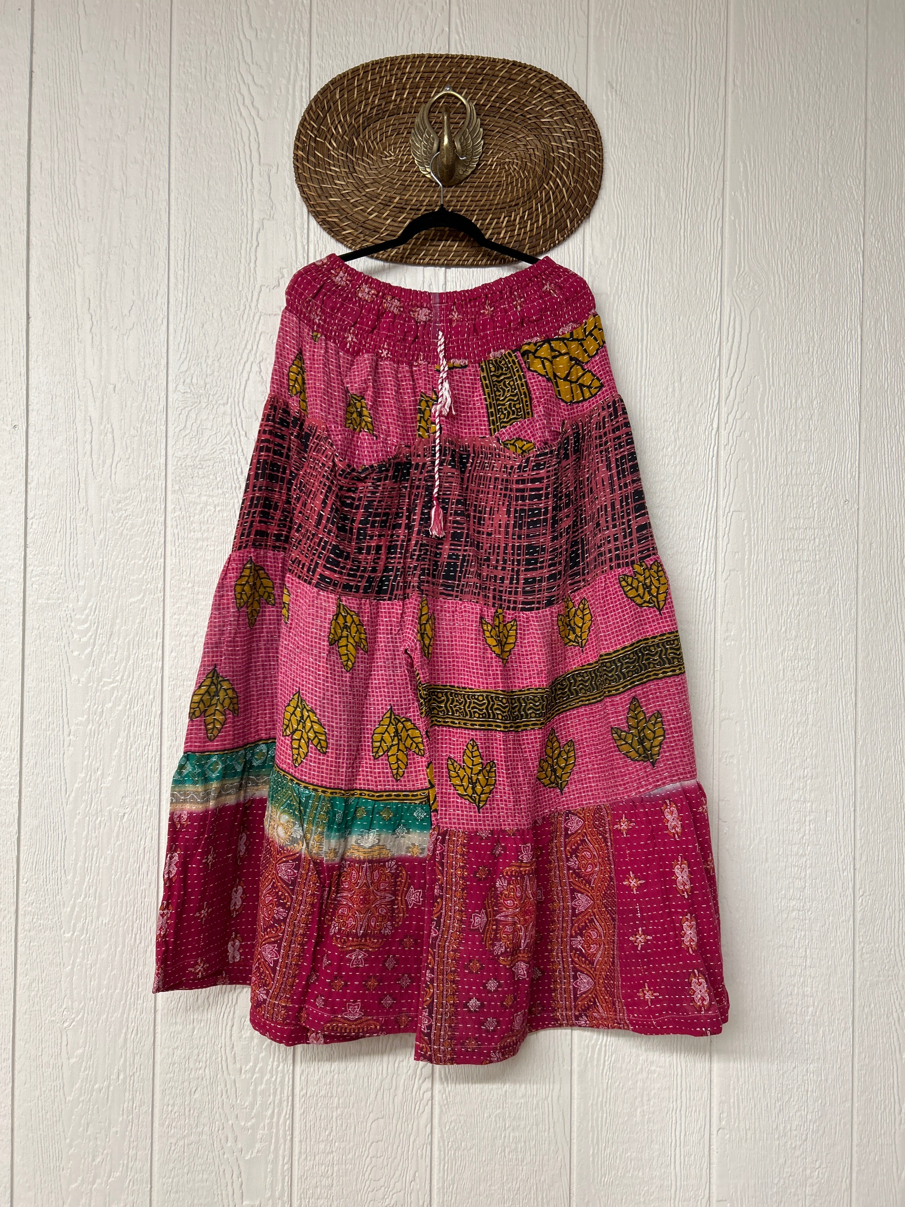 Kantha Lotus Wide Leg Pants - Essential Elements Chicago