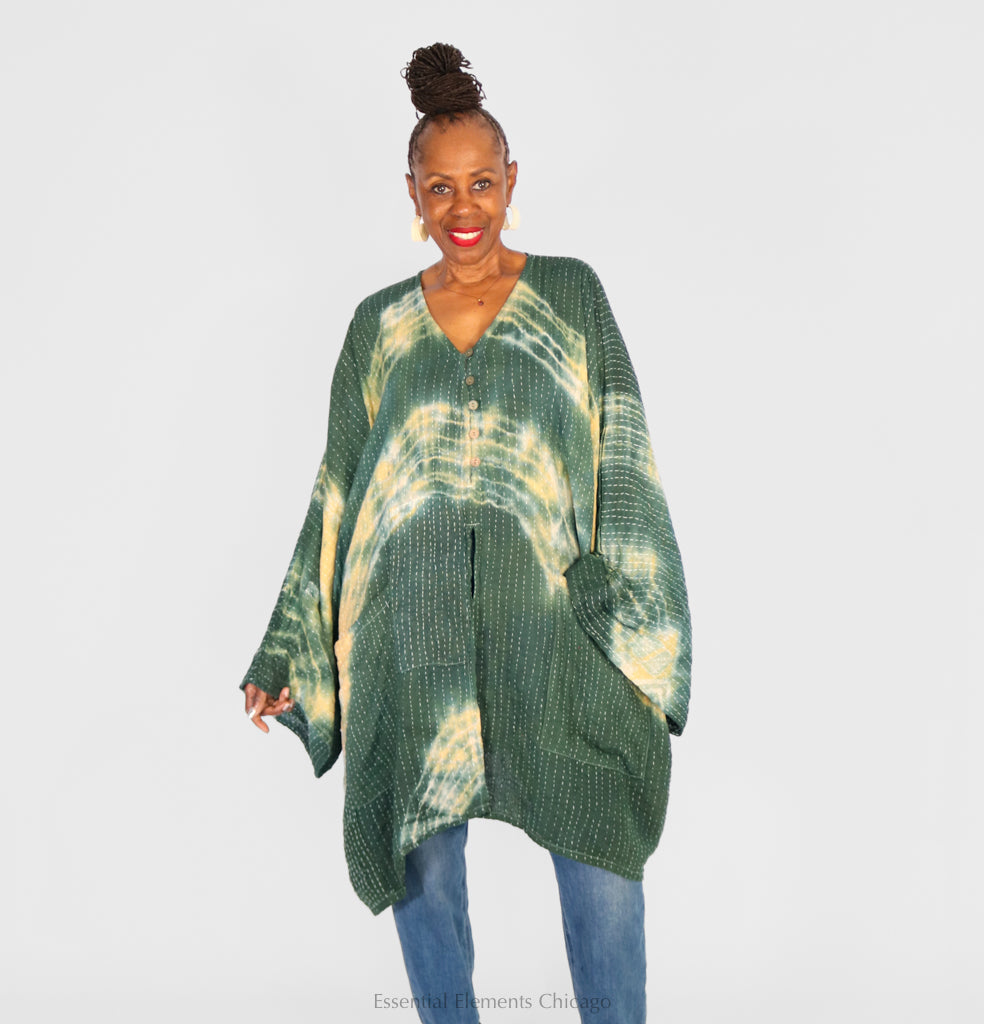 Kantha Bae Gaia Split Tunic