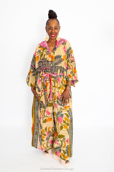 Kantha Bae Sari Zen Hooded Jumpsuit