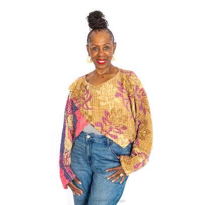 Kantha Bae In Bloom Pullover