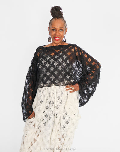 Kantha Bae Lace Abundance Crop Top