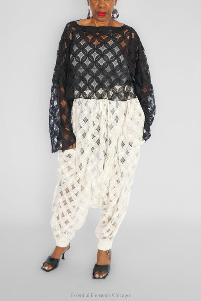 Kantha Bae Lace Abundance Crop Top