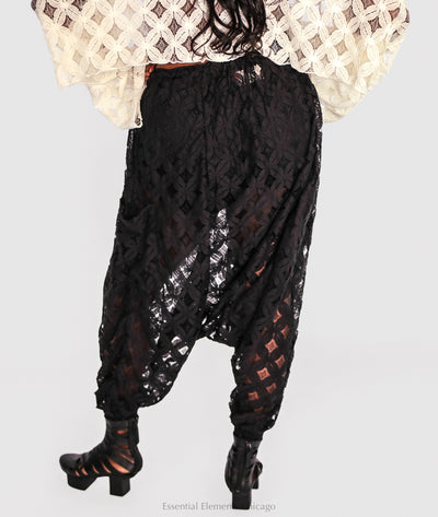 Kantha Bae Lace Be Still Harem Pants