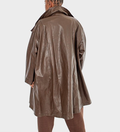 Kedem Sasson Fold Jacket, Brown