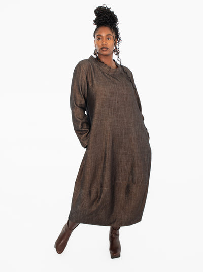 Kedziorek Black & Copper Dress - Essential Elements Chicago