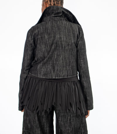 Kedziorek Color Block Crop Jacket