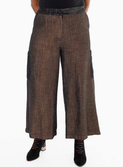 Kedziorek Colorblock Pants, Copper - Essential Elements Chicago