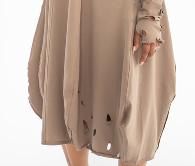 Kedziorek Tulip Dress, Taupe