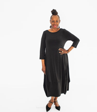 Kozan Demi Dress, Black - Essential Elements Chicago