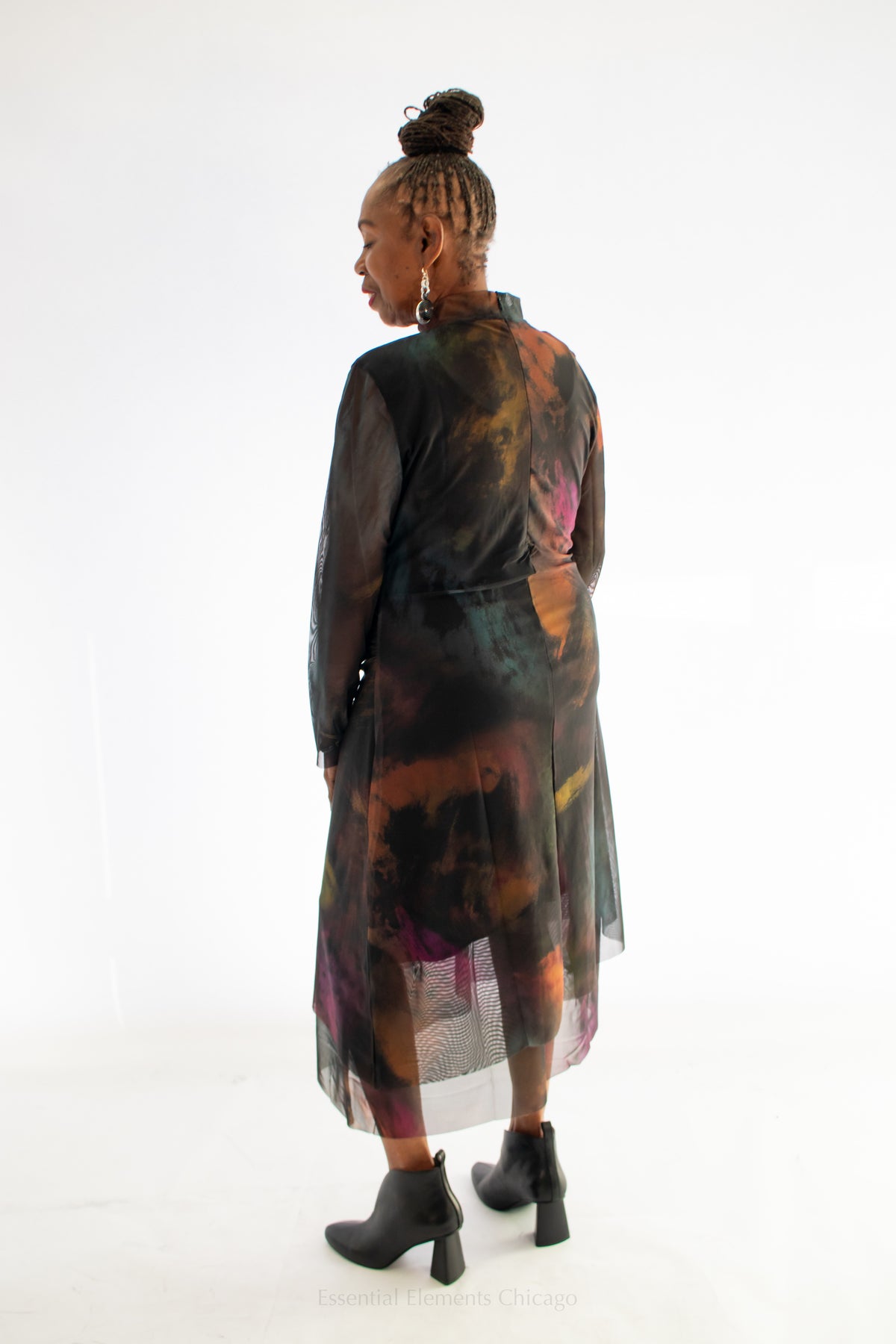 Kozan Mack Dress, Loden - Essential Elements Chicago