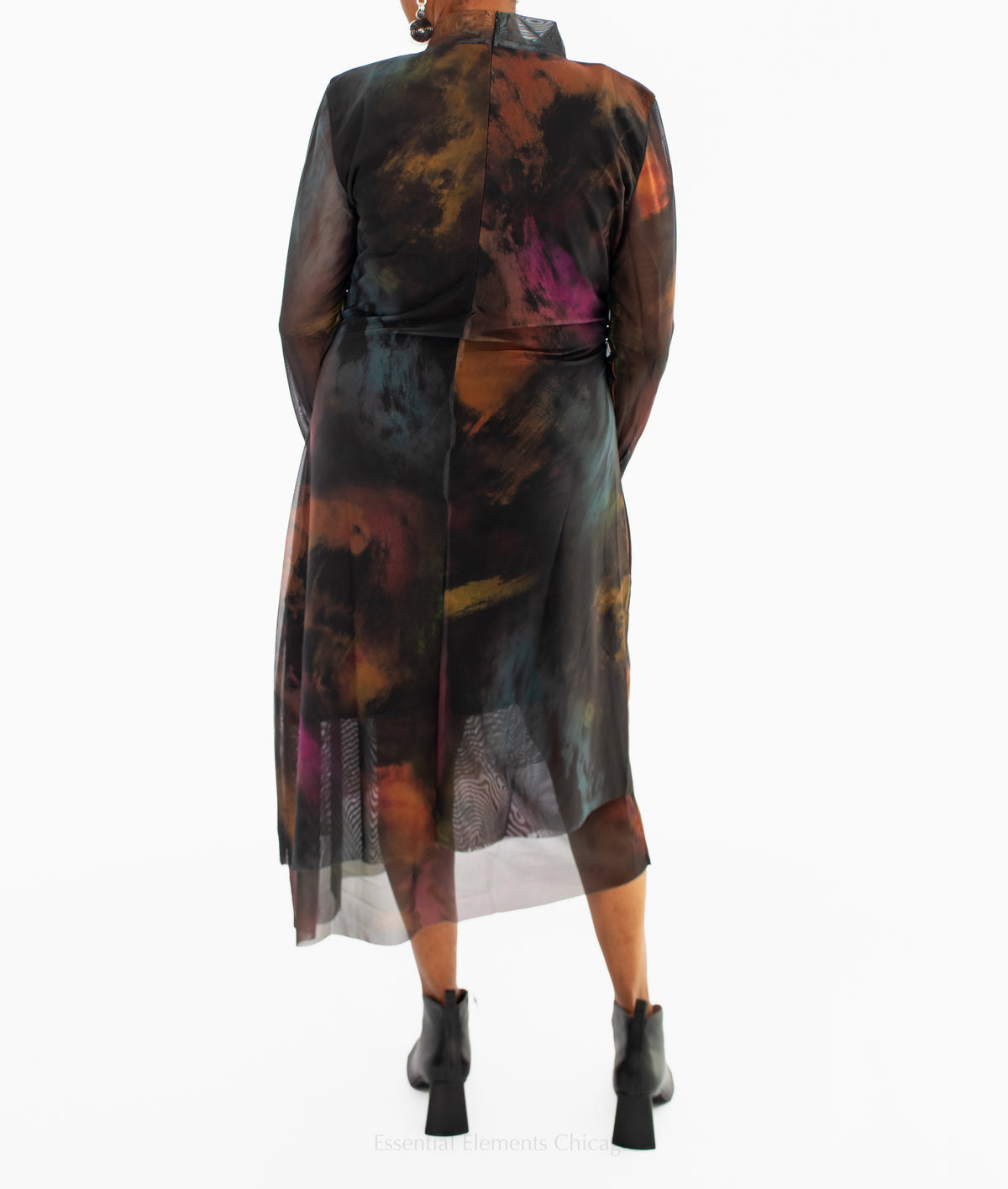 Kozan Mack Dress, Loden - Essential Elements Chicago