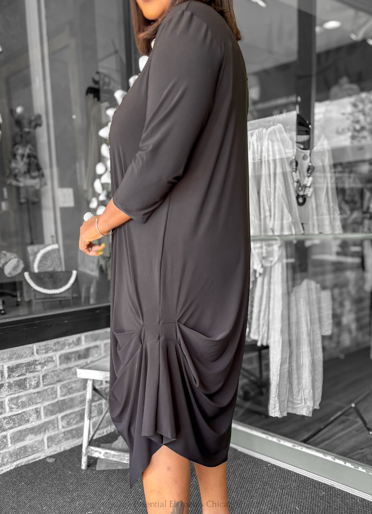 Kozan Tiara Dress, Black