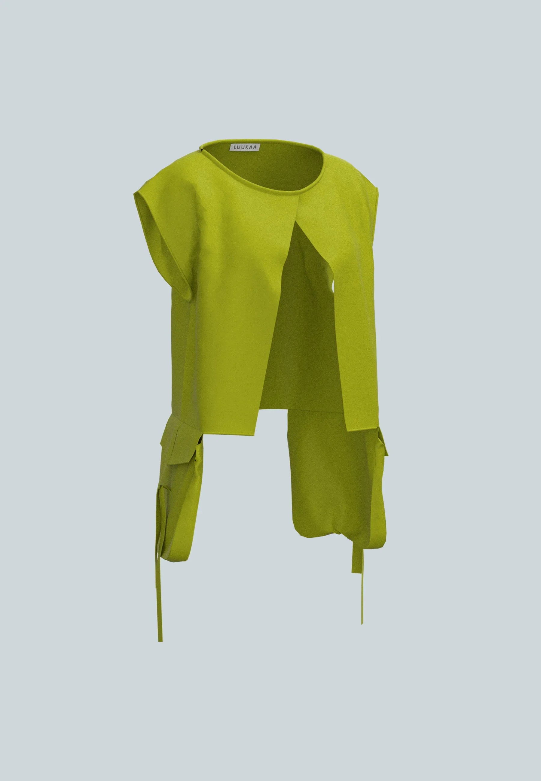 Luukaa Elodie Vest, Lime - Essential Elements Chicago