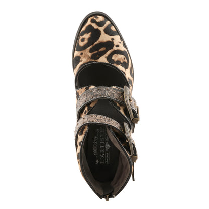 L'Artiste Notched Leopard Shoetie