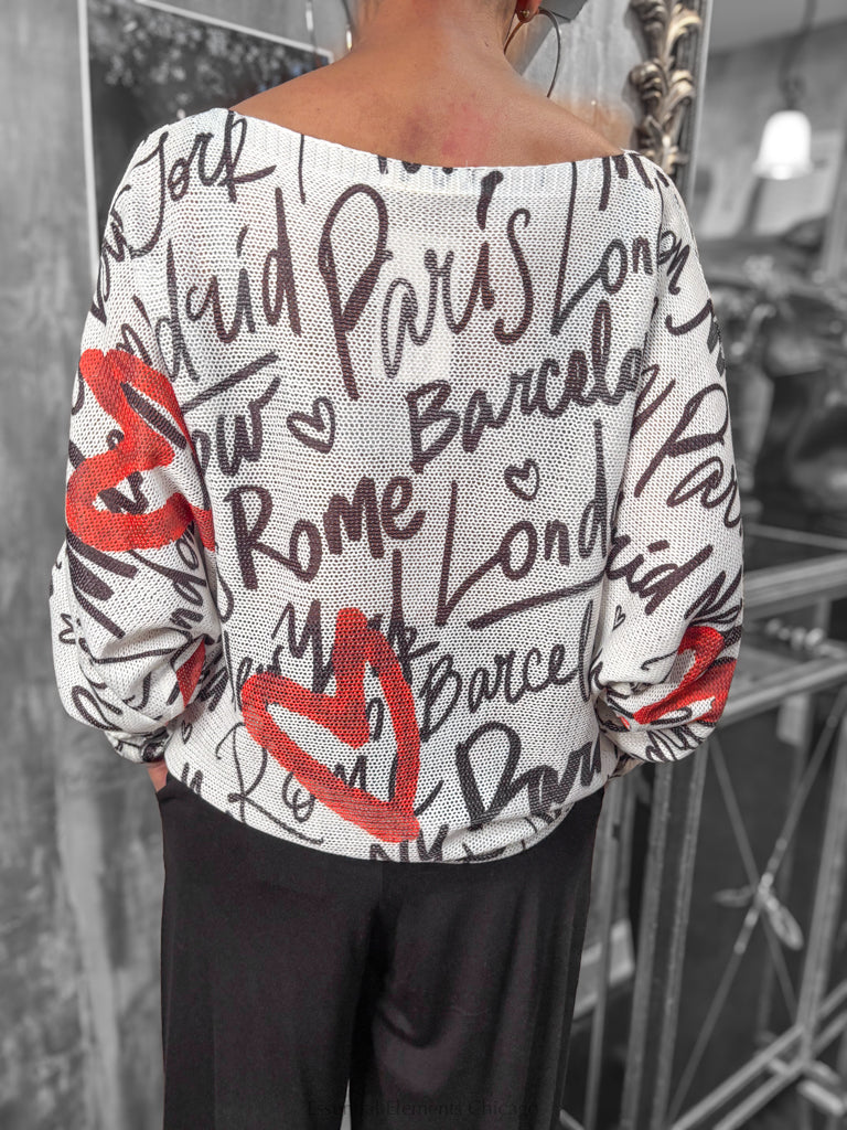 Love Around The World Sweater