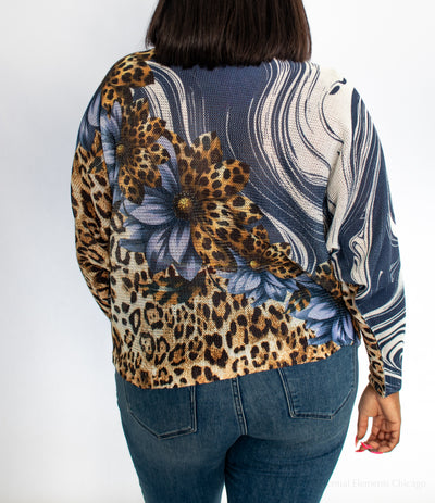 Loowie Flower Safari Sweater - Essential Elements Chicago