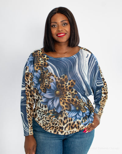 Loowie Flower Safari Sweater - Essential Elements Chicago