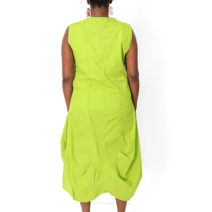 Luukaa Lumina Dress, Pistachio - Essential Elements Chicago