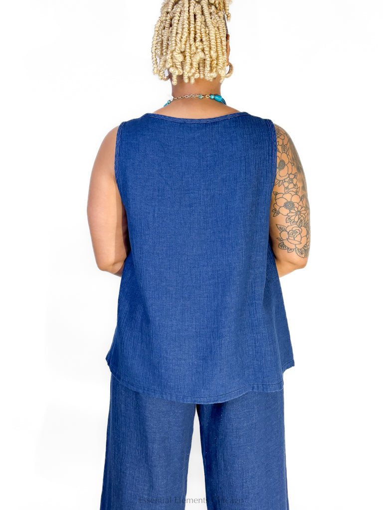 Luukaa Floria Tank, Denim
