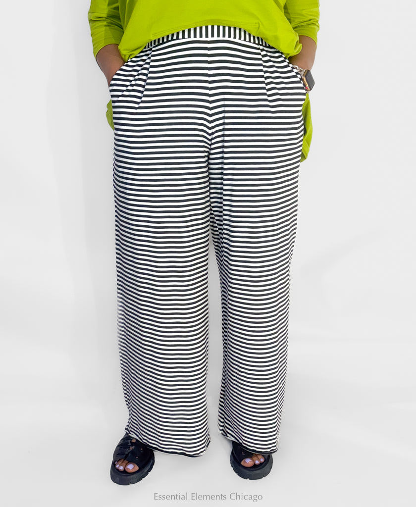 Luukaa Kaelith Striped Jersey Pant - Essential Elements Chicago