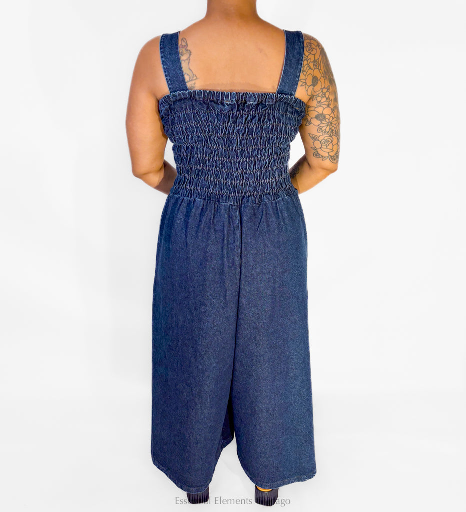 Luukaa Wren Denim Jumpsuit