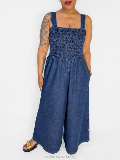 Luukaa Wren Denim Jumpsuit
