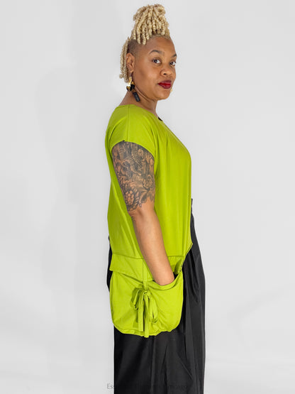 Luukaa Elodie Vest, Lime - Essential Elements Chicago