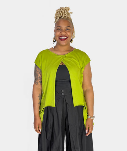 Luukaa Elodie Vest, Lime - Essential Elements Chicago