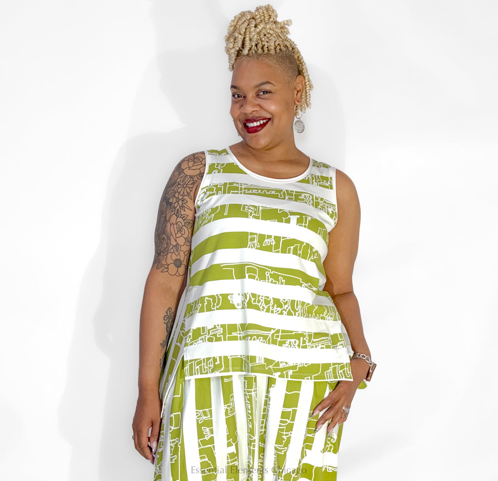 Luukaa Ondine Tank, Lime