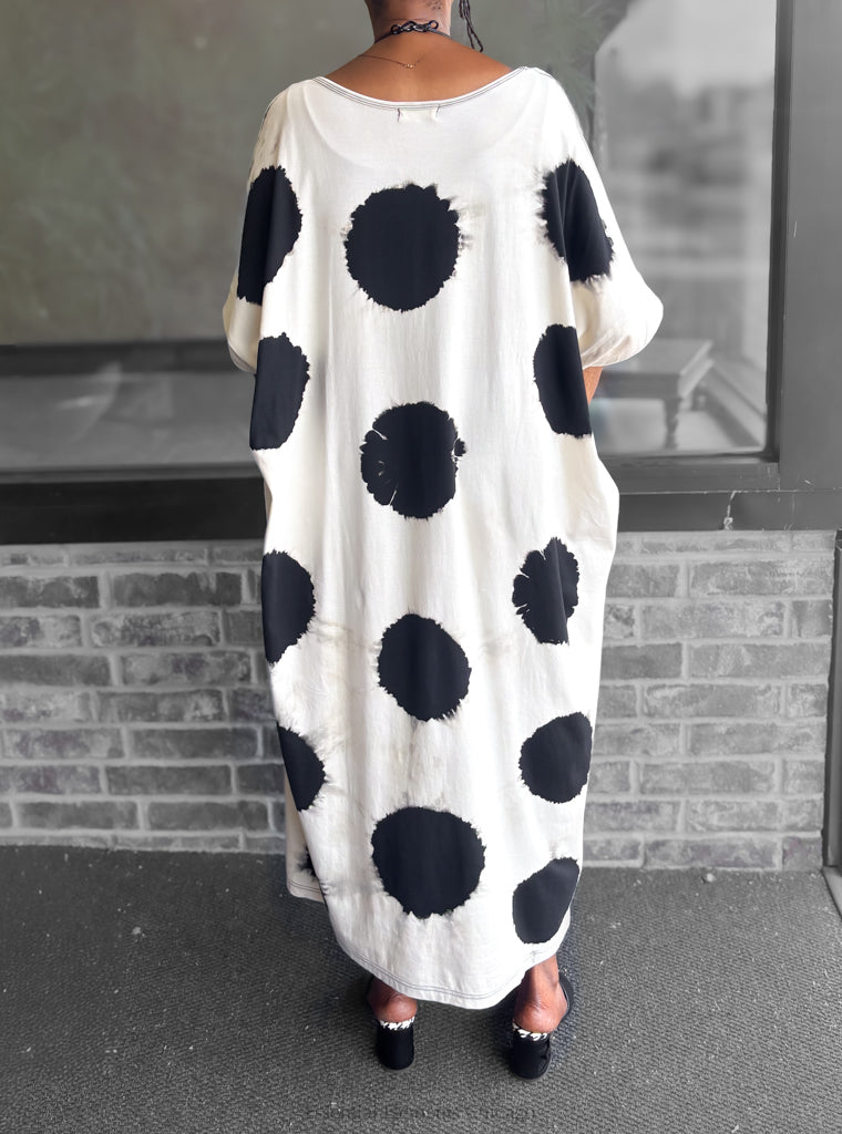 Handworks Alice Dress, Black & White