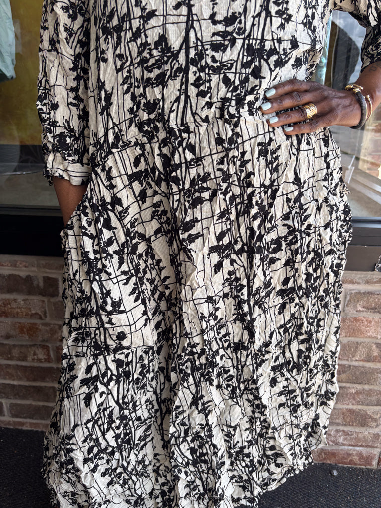 Moonlight Cowl Dress