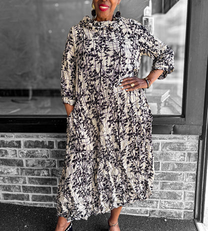 Moonlight Cowl Dress - Essential Elements Chicago