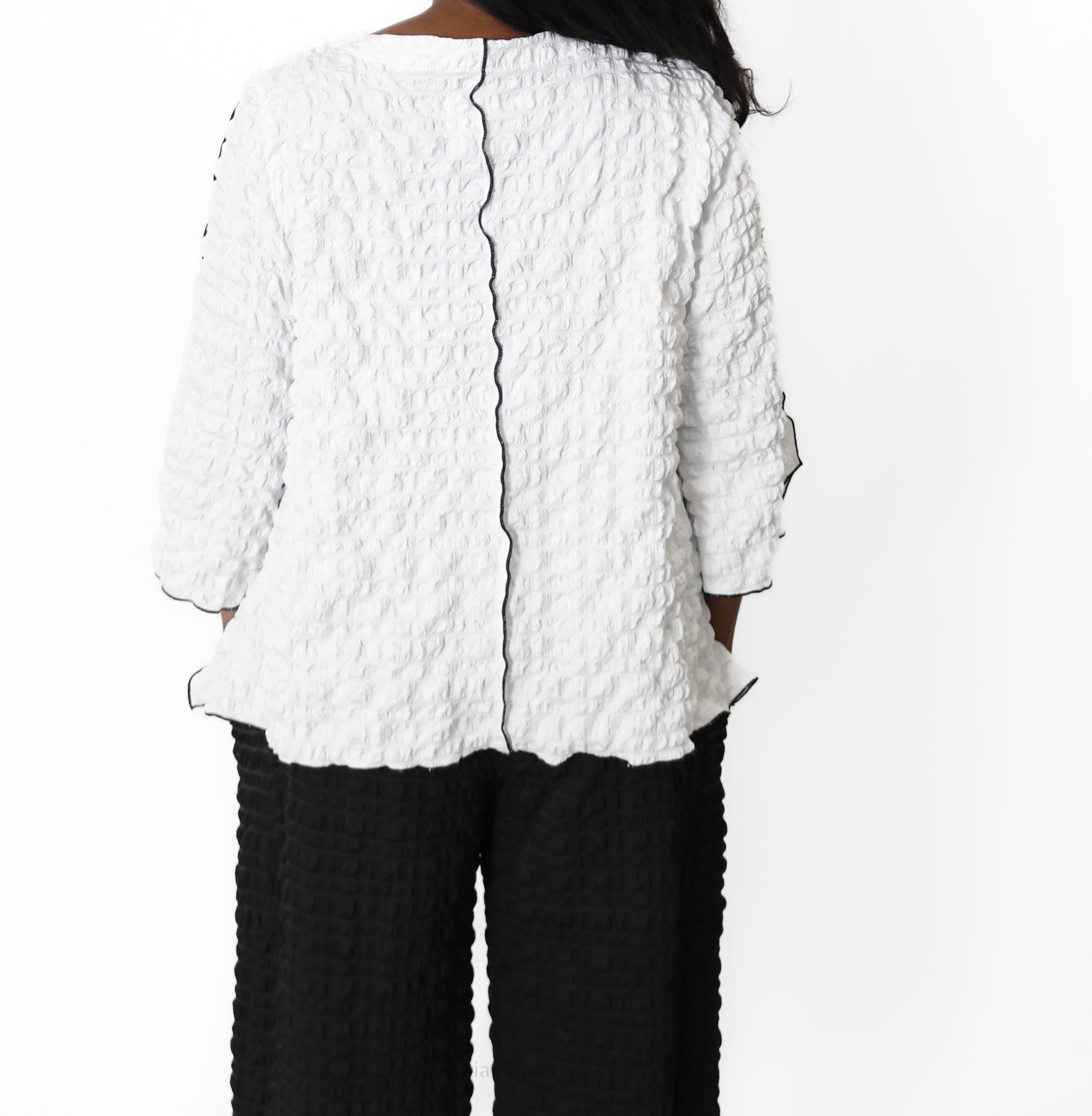 Moonlight Textured Pucker Top