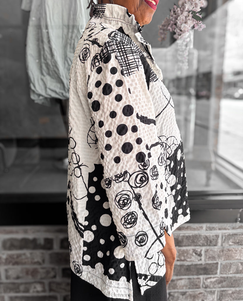 Moonlight Wire Collar Top
