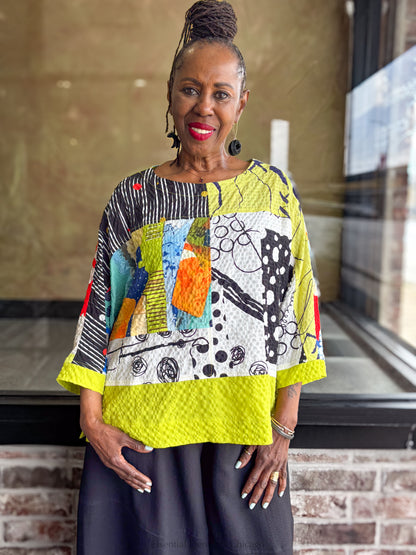 Moonlight Mixed Print Tunic