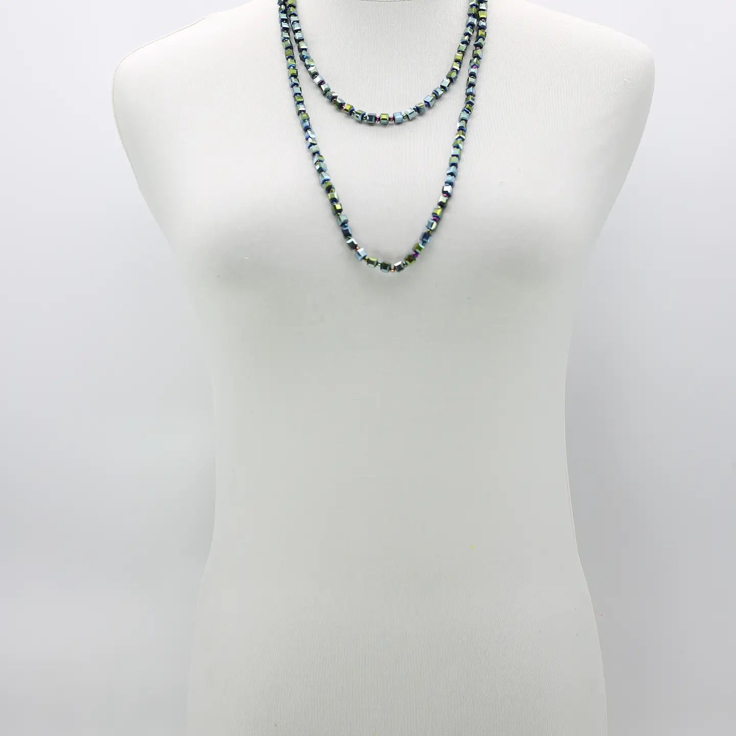 Jianhui Small Crystal Cube Necklace