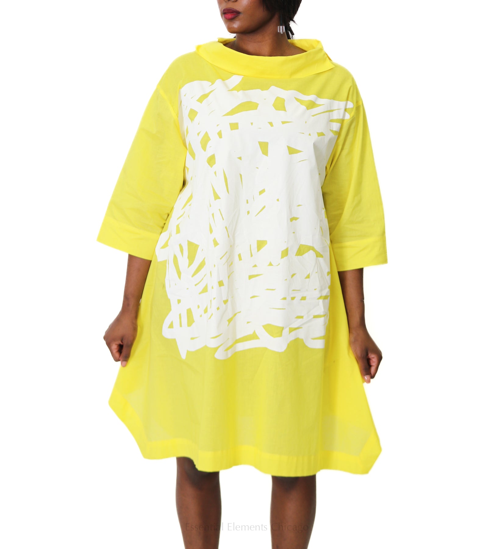 Moyuru Cotton Abstract Tunic