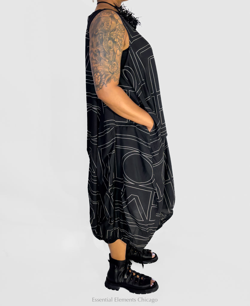 Moyuru Bubble Hem Dress