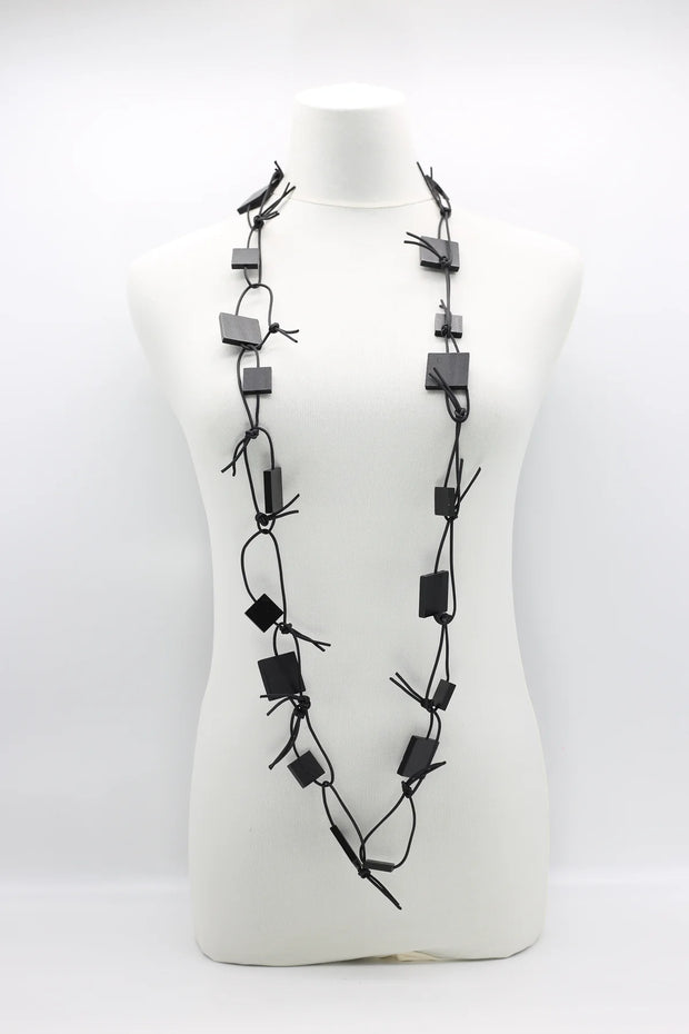 Jianhui Wood Chainlink Necklace