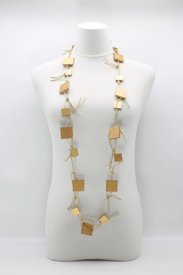 Jianhui Wood Chainlink Necklace