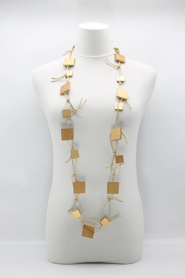 Jianhui Wood Chainlink Necklace